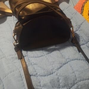 Madewell Black Leather Crossbody Bag